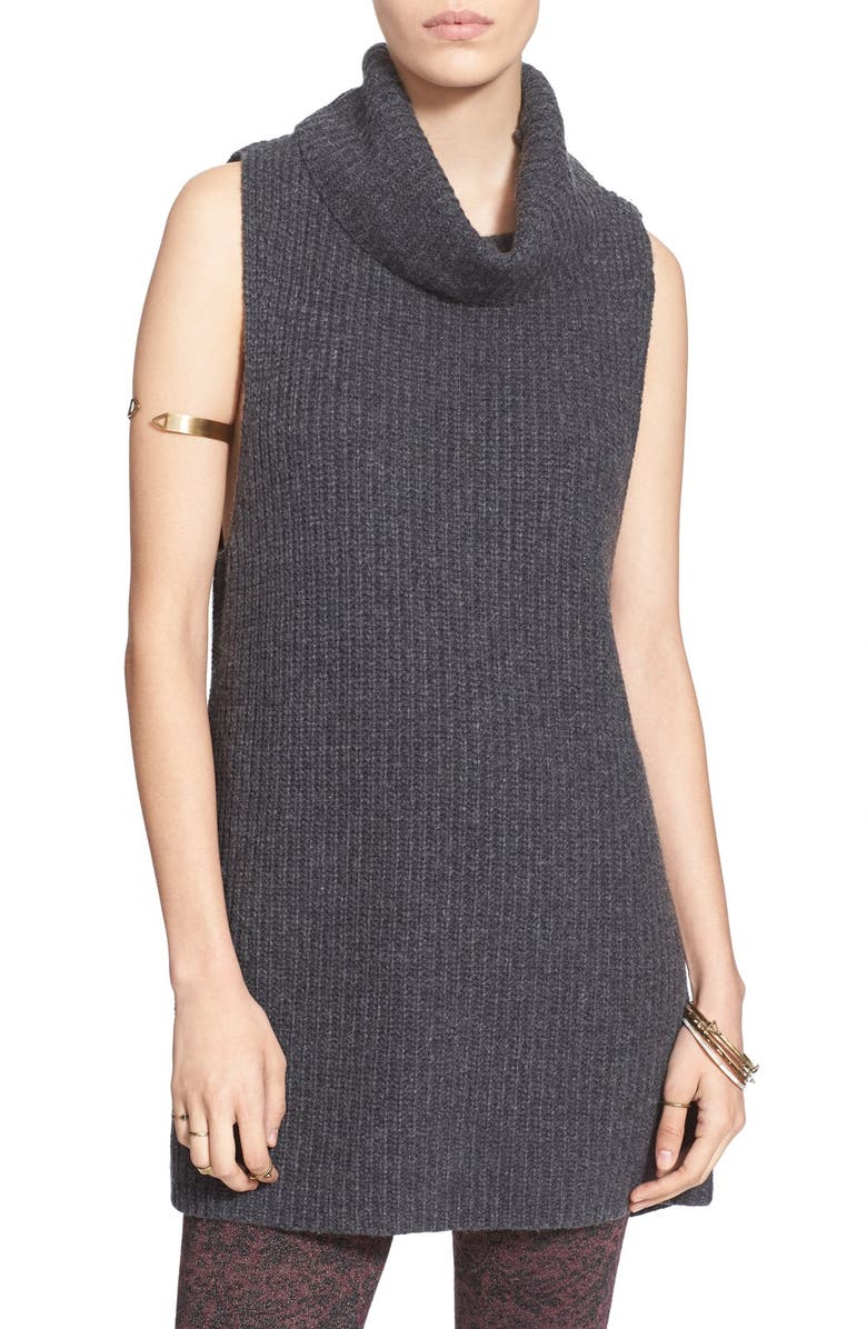 Free People 'Need It Now' Turtleneck Pullover Sweater Vest, Main, color, 