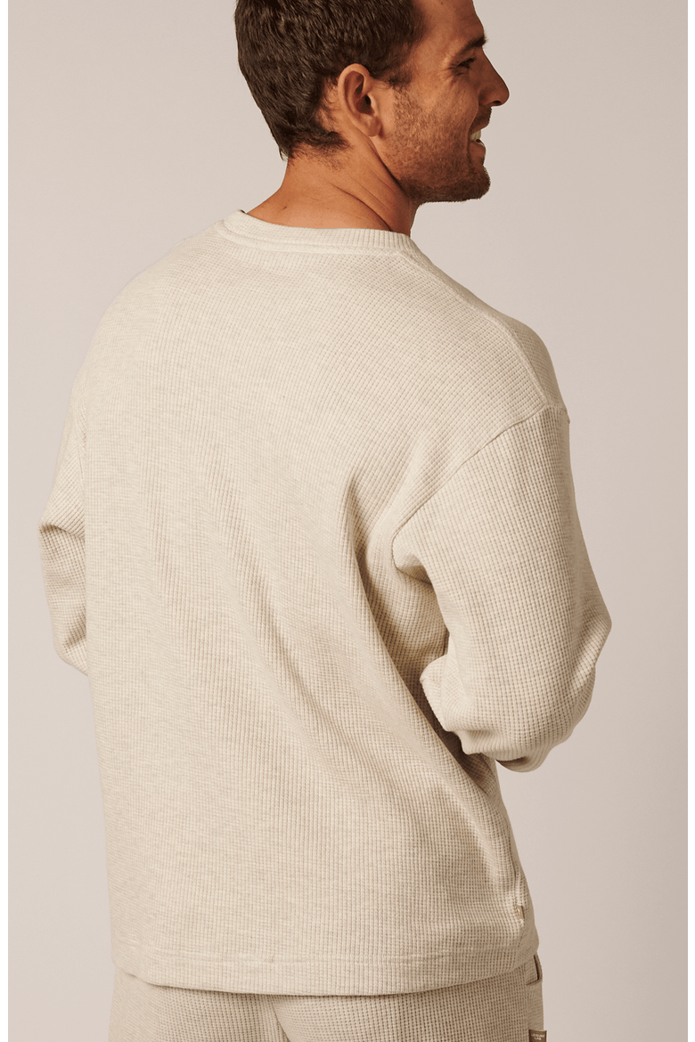 Cozy Cotton Crewneck, Alternate, color, Marshmellow