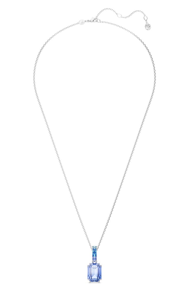 Swarovski Millenia Crystal Pendant Necklace, Main, color, Blue