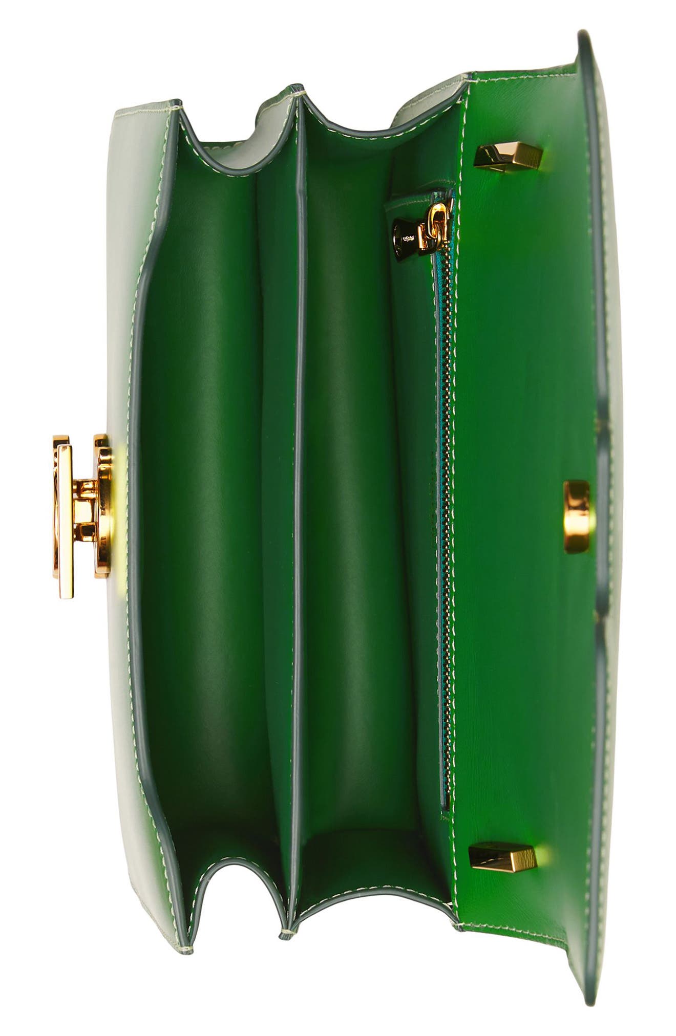 Burberry Small TB Monogram Leather Crossbody Bag, Alternate, color, 