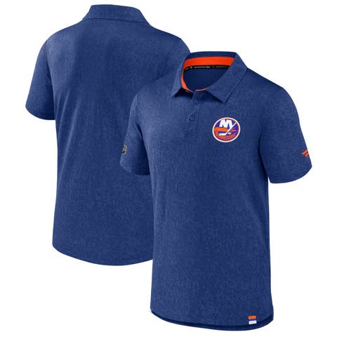 Men's Fanatics  Royal New York Islanders Authentic Pro Jacquard Polo