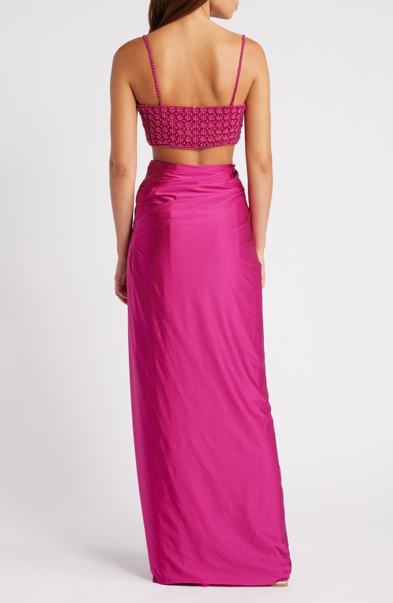 Sani Pearl Beaded Lehenga Choli with Dupatta, Alternate, color, 