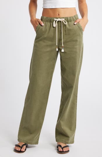 Roxy Sunset Dream Twill Wide Leg Pants | Nordstromrack