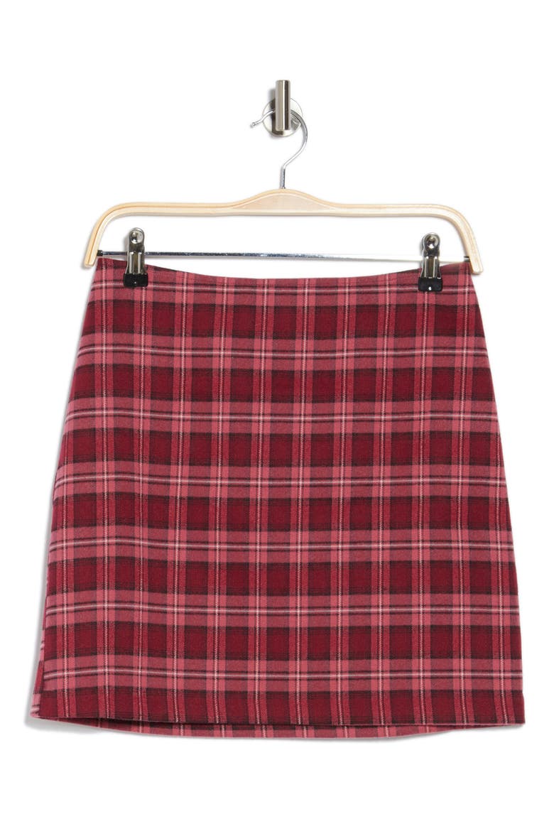 Plaid Miniskirt, Alternate, color, MULTI