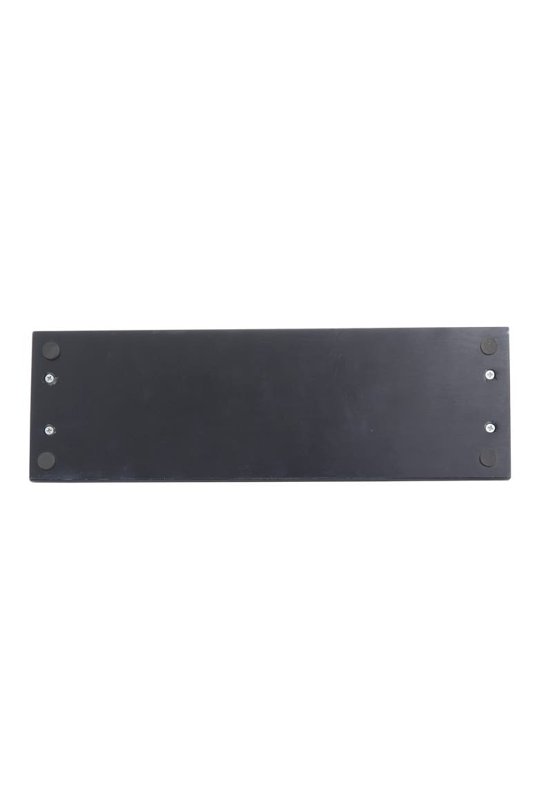 Black Marble Tray with Goldtone Handles - Set of 2, Alternate, color, BLACK