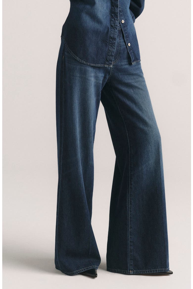 Alex Low Rise Baggy Wide Leg Jeans, Alternate, color, FALL BLUES AURA