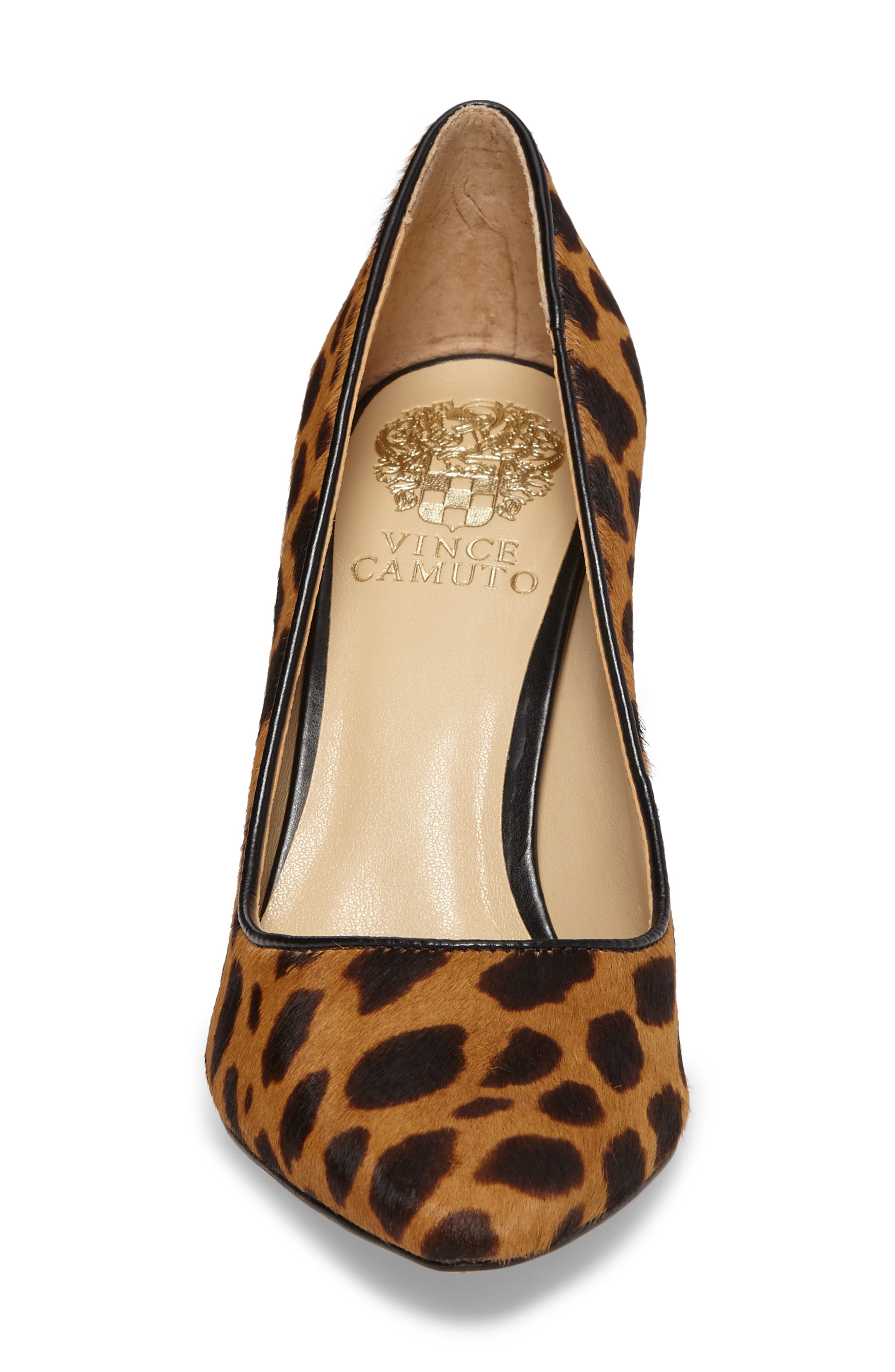 Talise Genuine Calf Hair Pointy Toe Pump, Alternate, color, LEOPARD BROWN