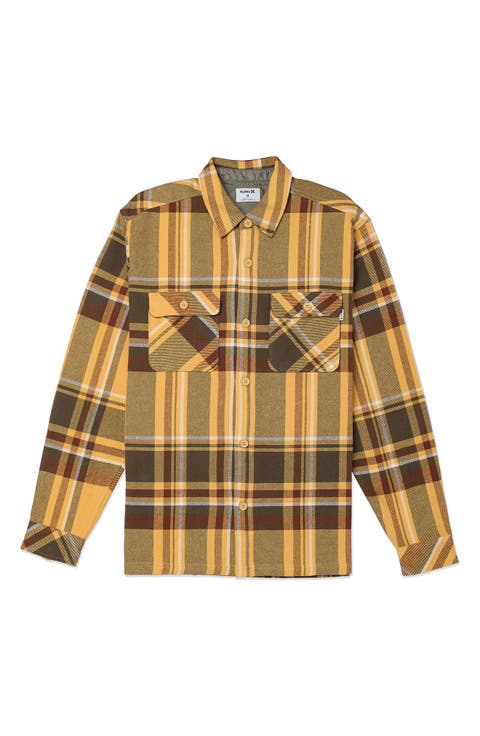 Santa Cruz Plaid Heavyweight Cotton Flannel Shirt