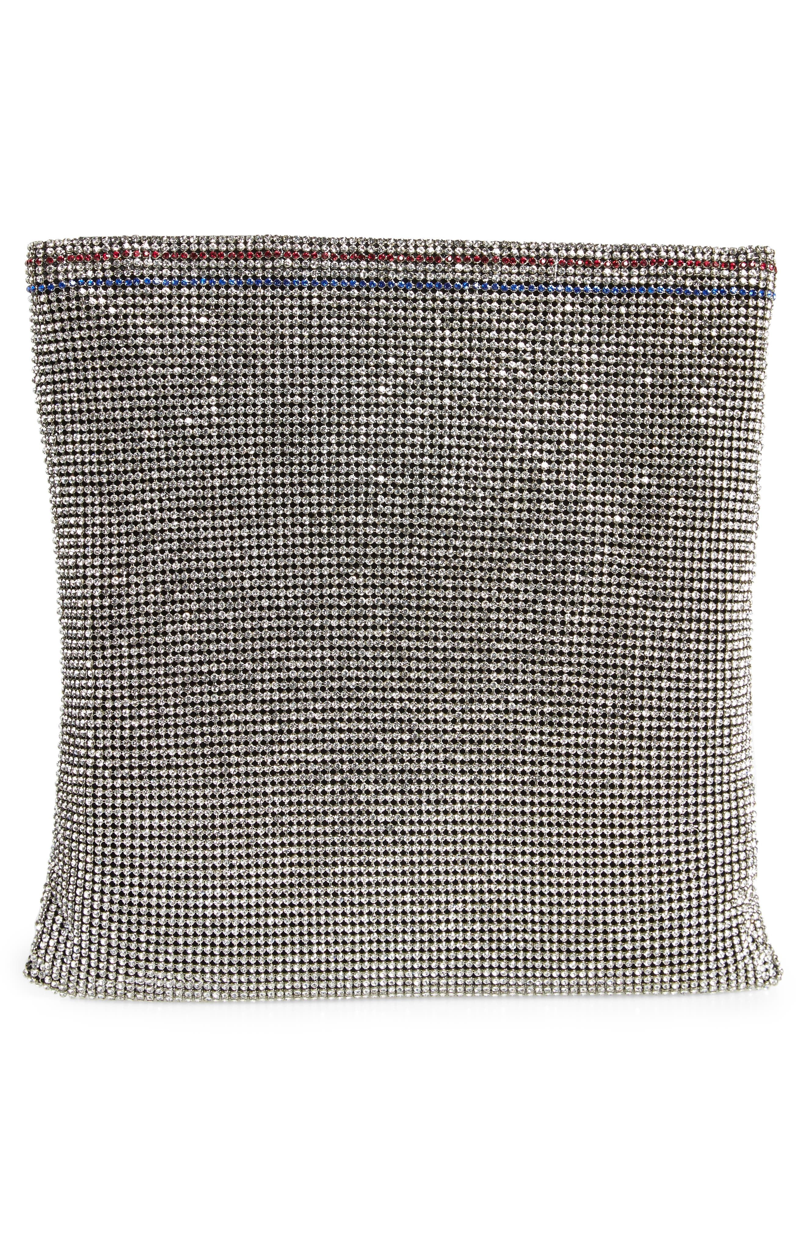 Alexander Wang Wanglock Rhinestone Clutch, Alternate, color, 