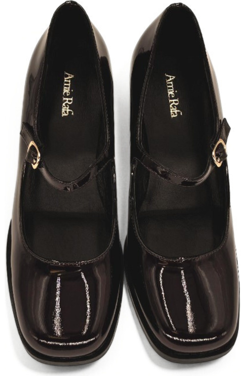 Amie Rafa Jackie Mary Jane Heels, Alternate, color, Brown