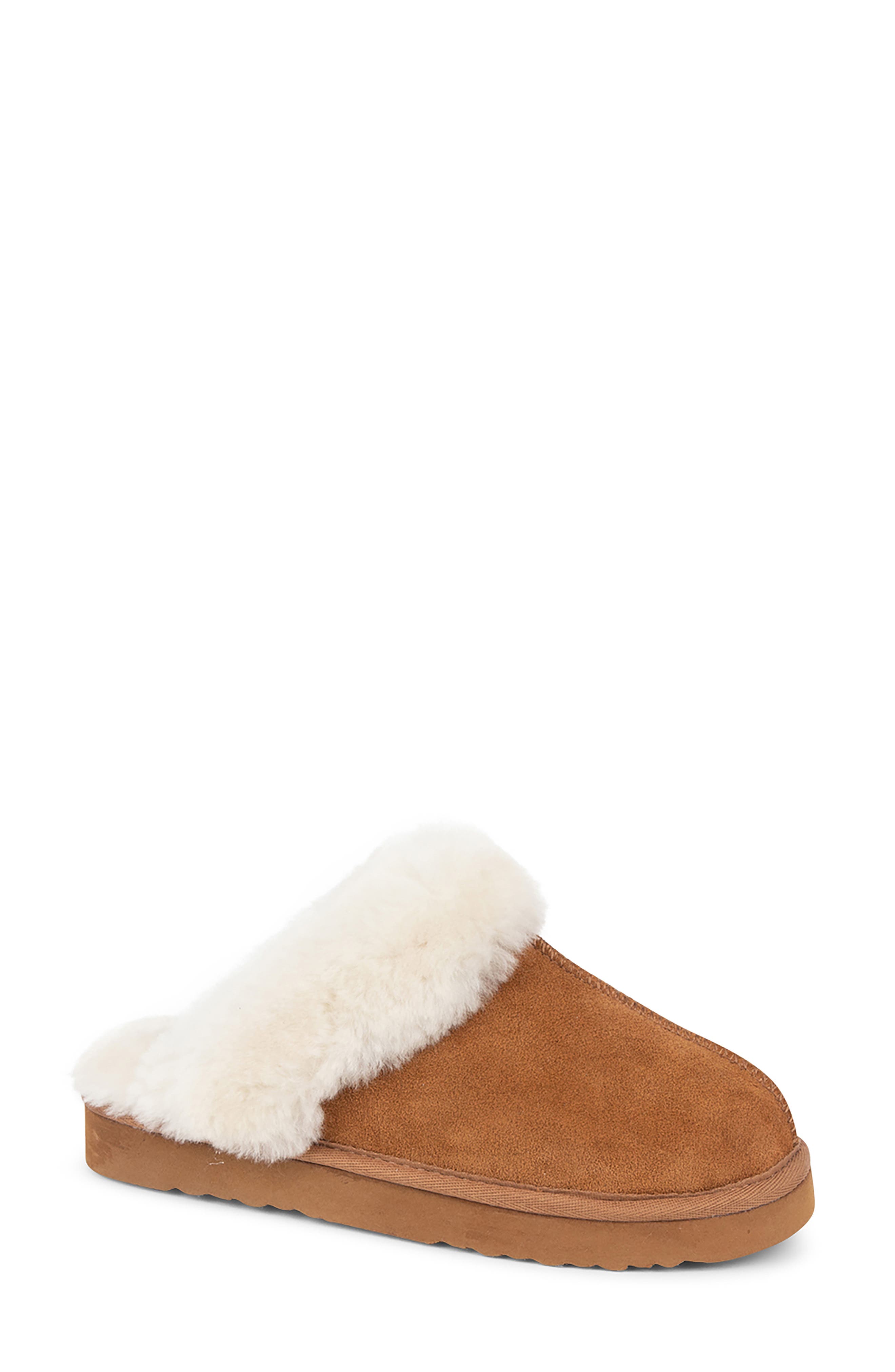 patricia green Clara Genuine Shearling Mule, Main, color, 