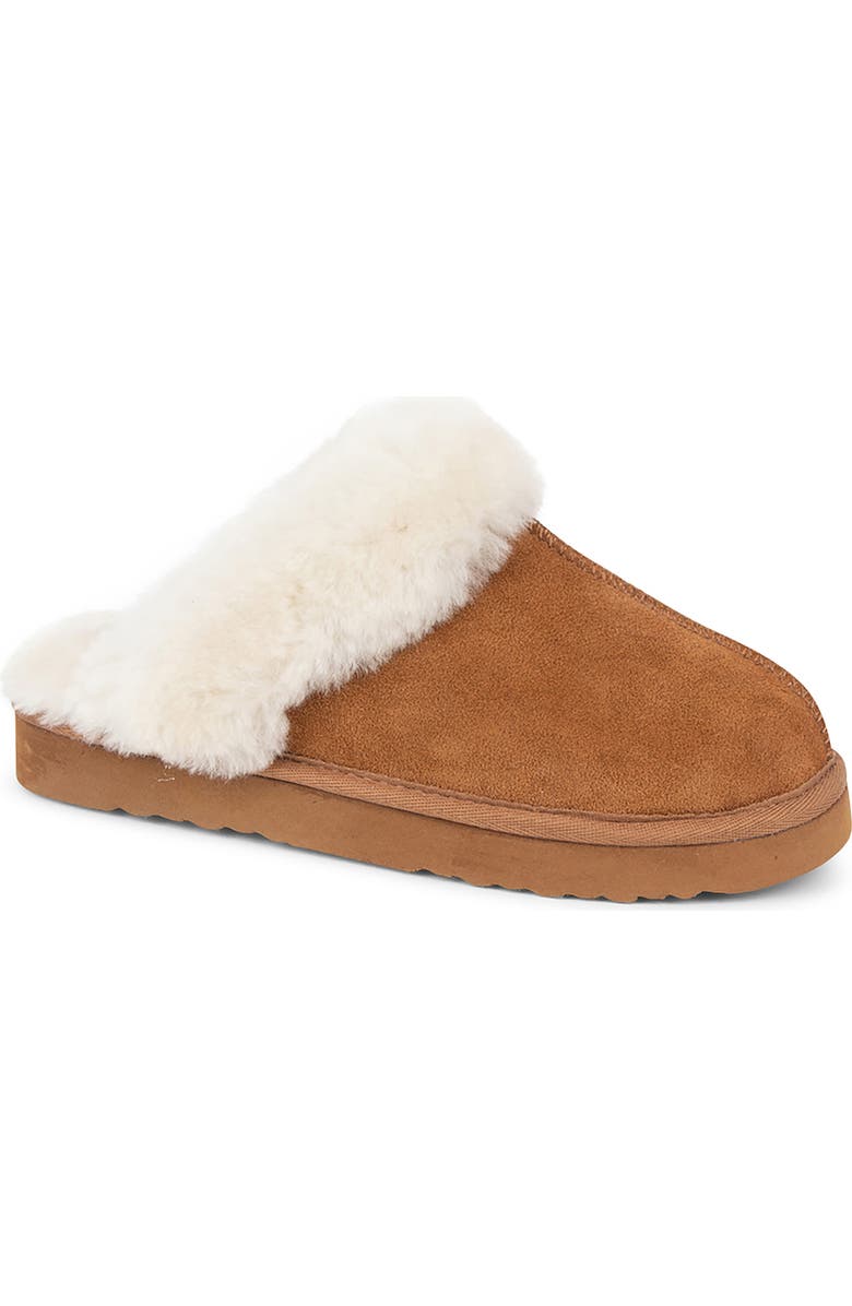 patricia green Clara Genuine Shearling Mule, Main, color,