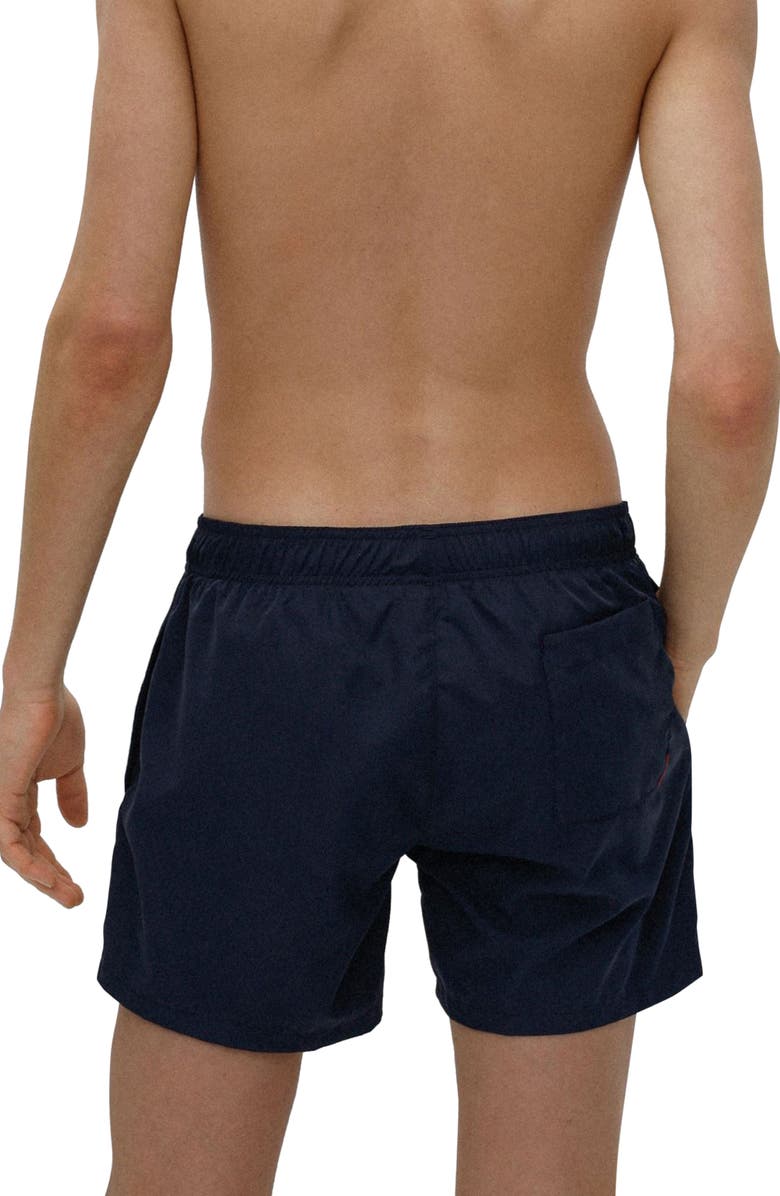 BOSS Abas Swim Trunks, Alternate, color, Dk Bu