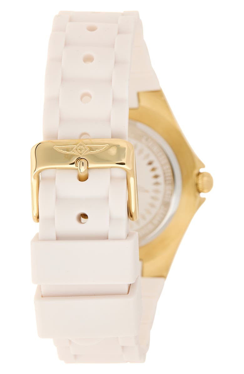 INVICTA Angel Lady Silicone Strap Watch, 38mm, Alternate, color,