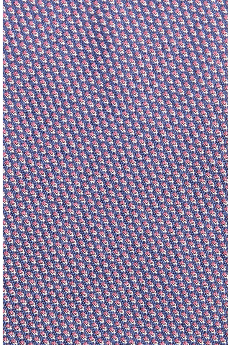 Bond St. Solid Silk Tie, Alternate, color, NAVY/ PINK