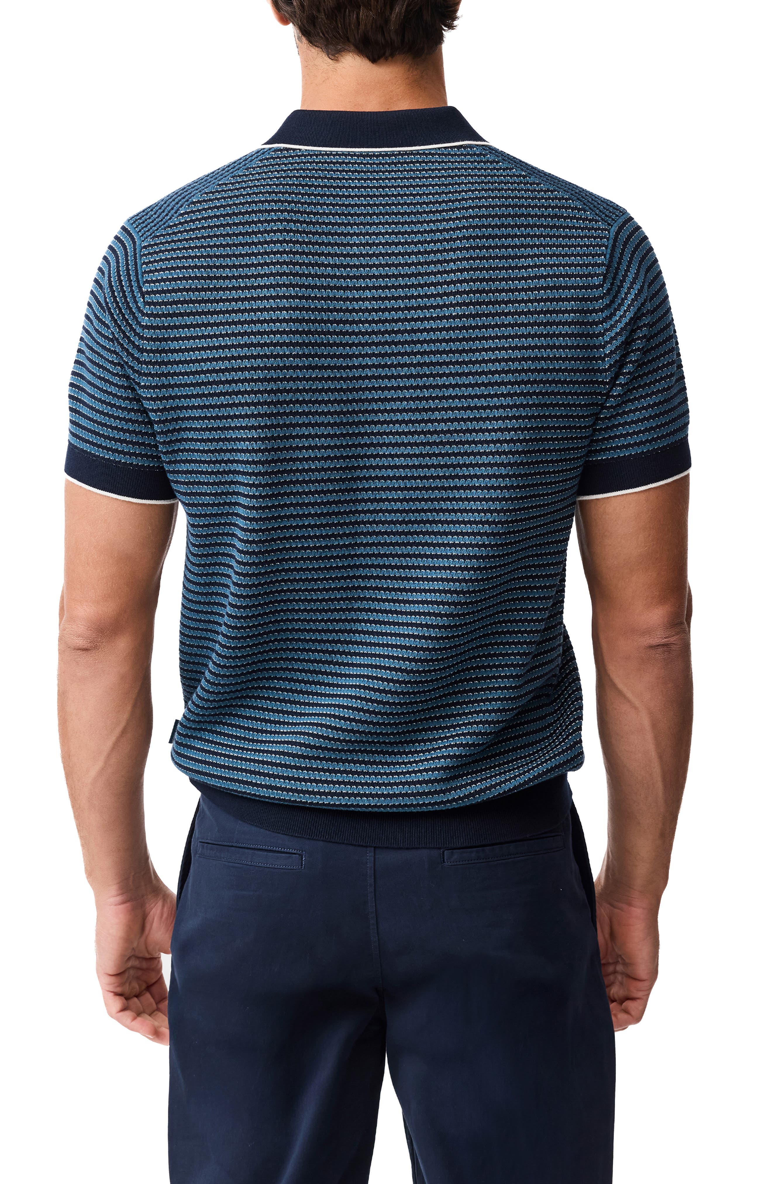 Oyster Island Texture Polo - image 4
