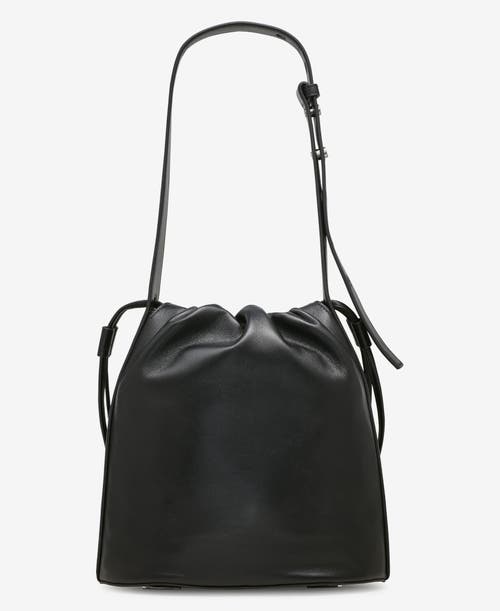 Dkny Channing Drawstring In Black/silver