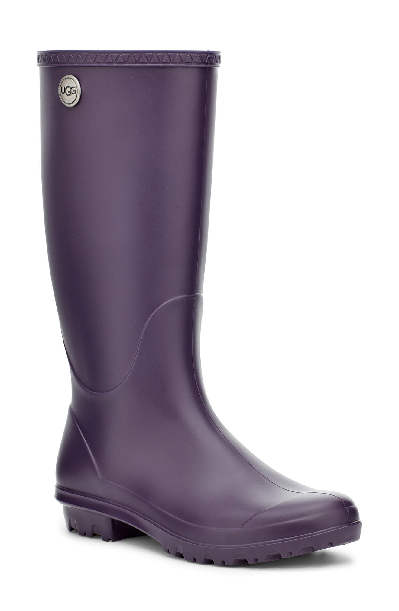 Shelby Matte Waterproof Rain Boot, Main, color, NIGHTSHADE RUBBER