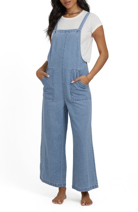 Pacific Time Denim Overalls (Superblast)
