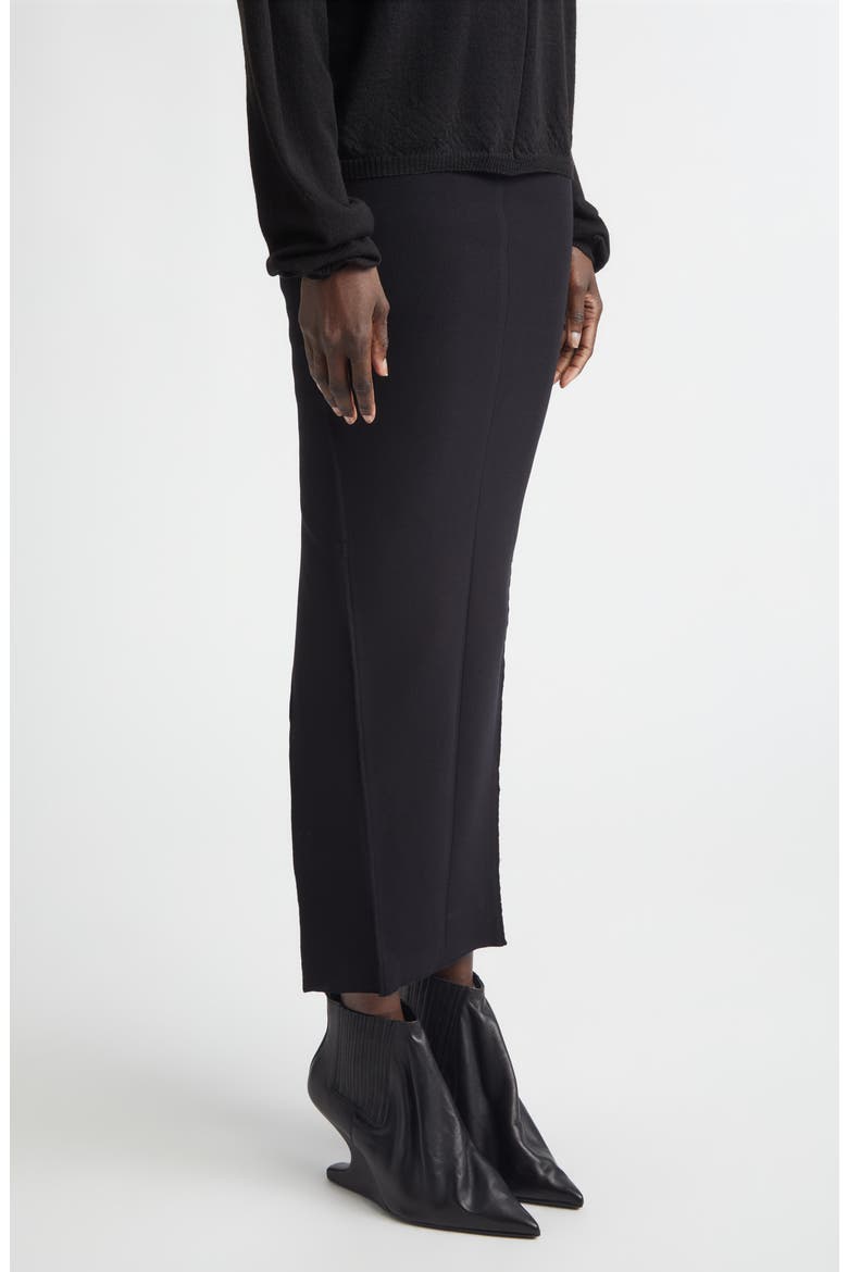 Pillar Compact Knit Maxi Skirt, Alternate, color, BLACK