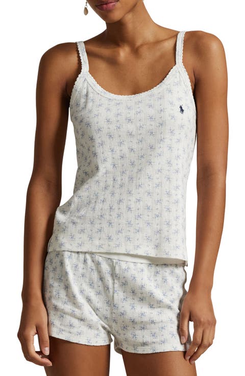 Pointelle Stripe Cotton Pajamas