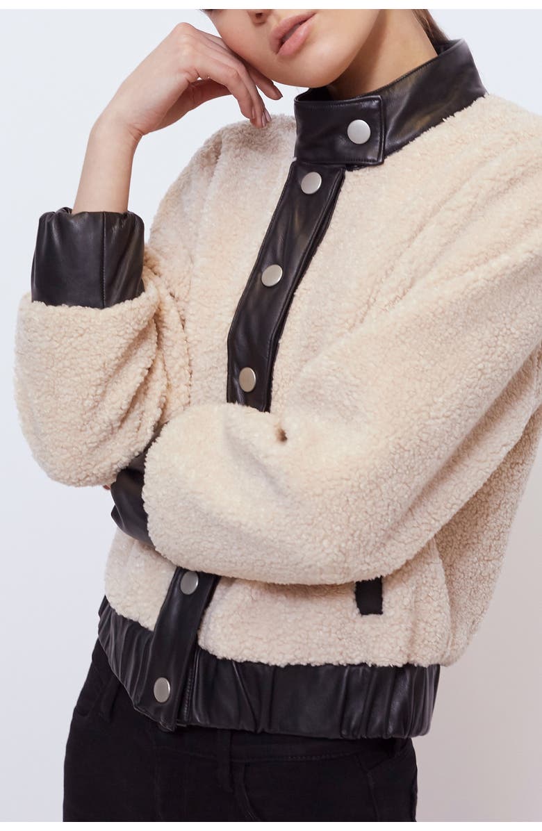 BLDWN Blitz Faux Shearling Coat, Alternate, color,