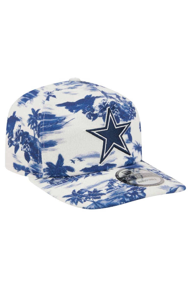 Men's New Era White Dallas Cowboys Tropics 19TWENTY Adjustable Hat, Alternate, color, White