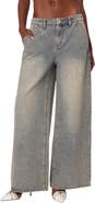 EDIKTED Baggy Wide Leg Jeans