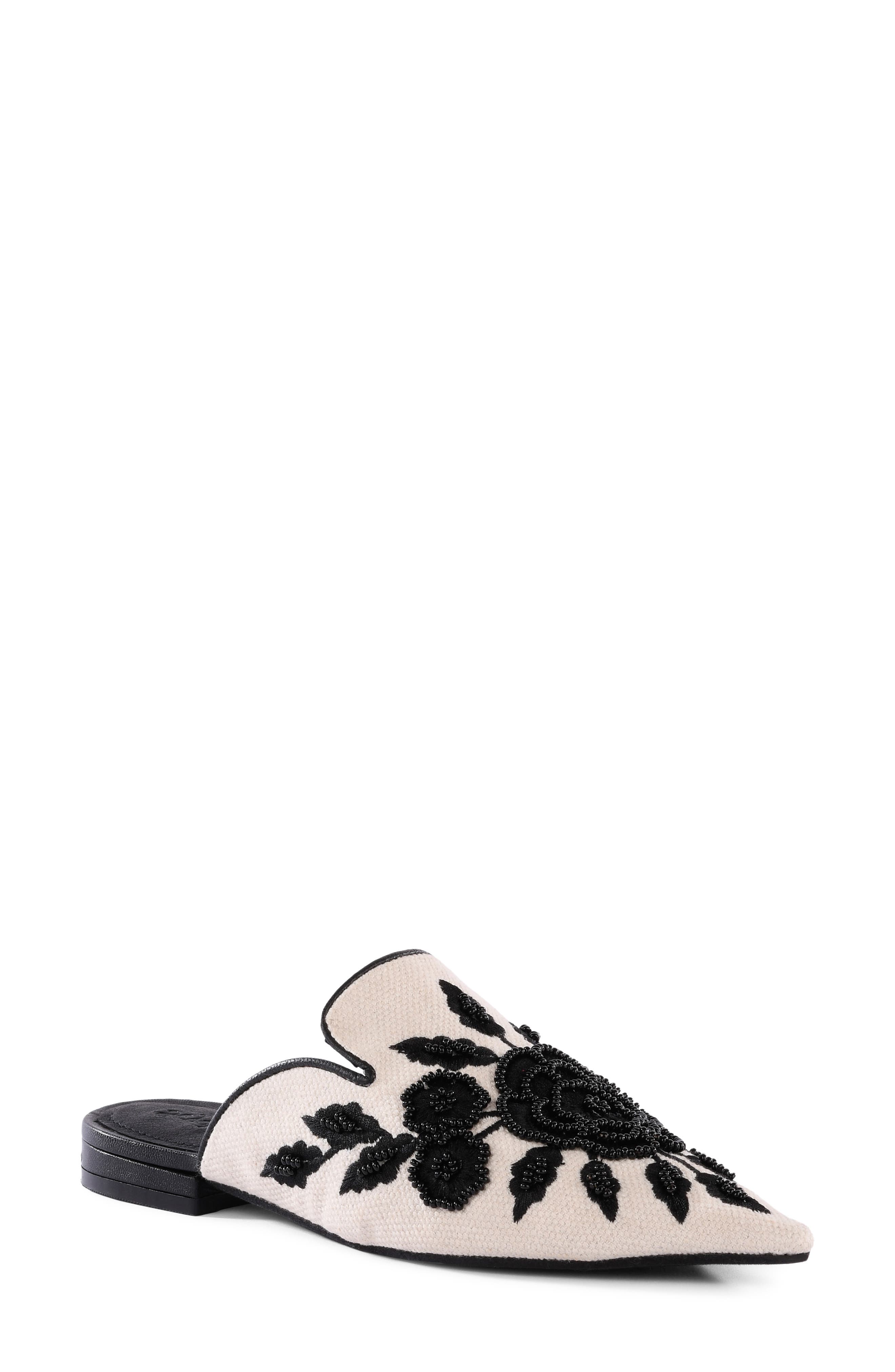 Around the World Pointed Toe Mule