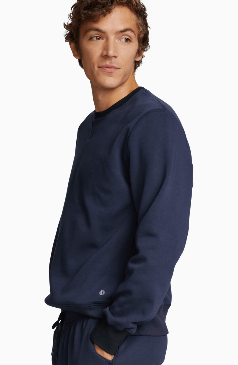 Jambys Chilluxe Crewneck Sweatshirt, Alternate, color, Navy / Black