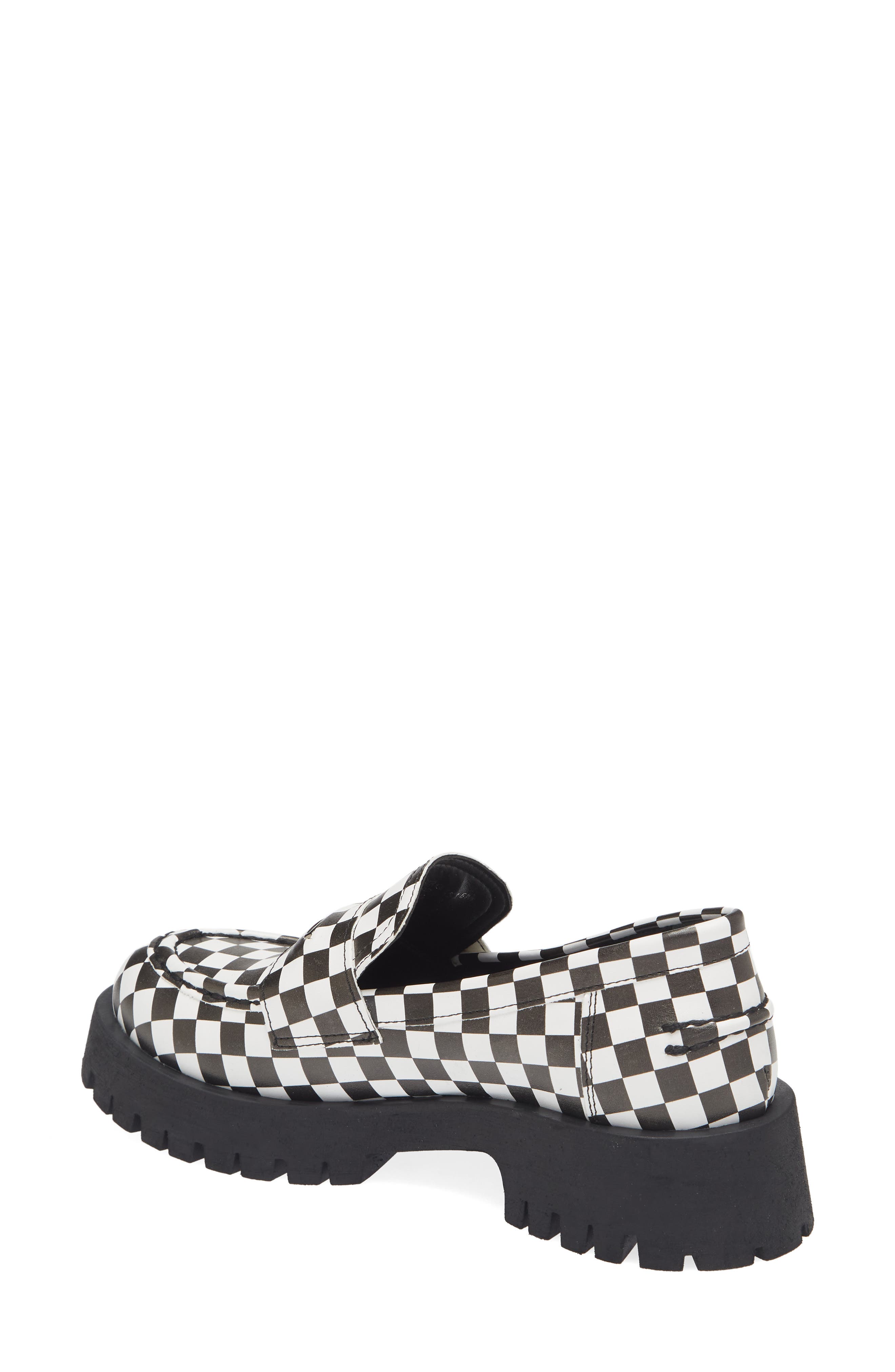 Lawrence Loafer, Alternate, color, BLACK/ WHTE LEATHER