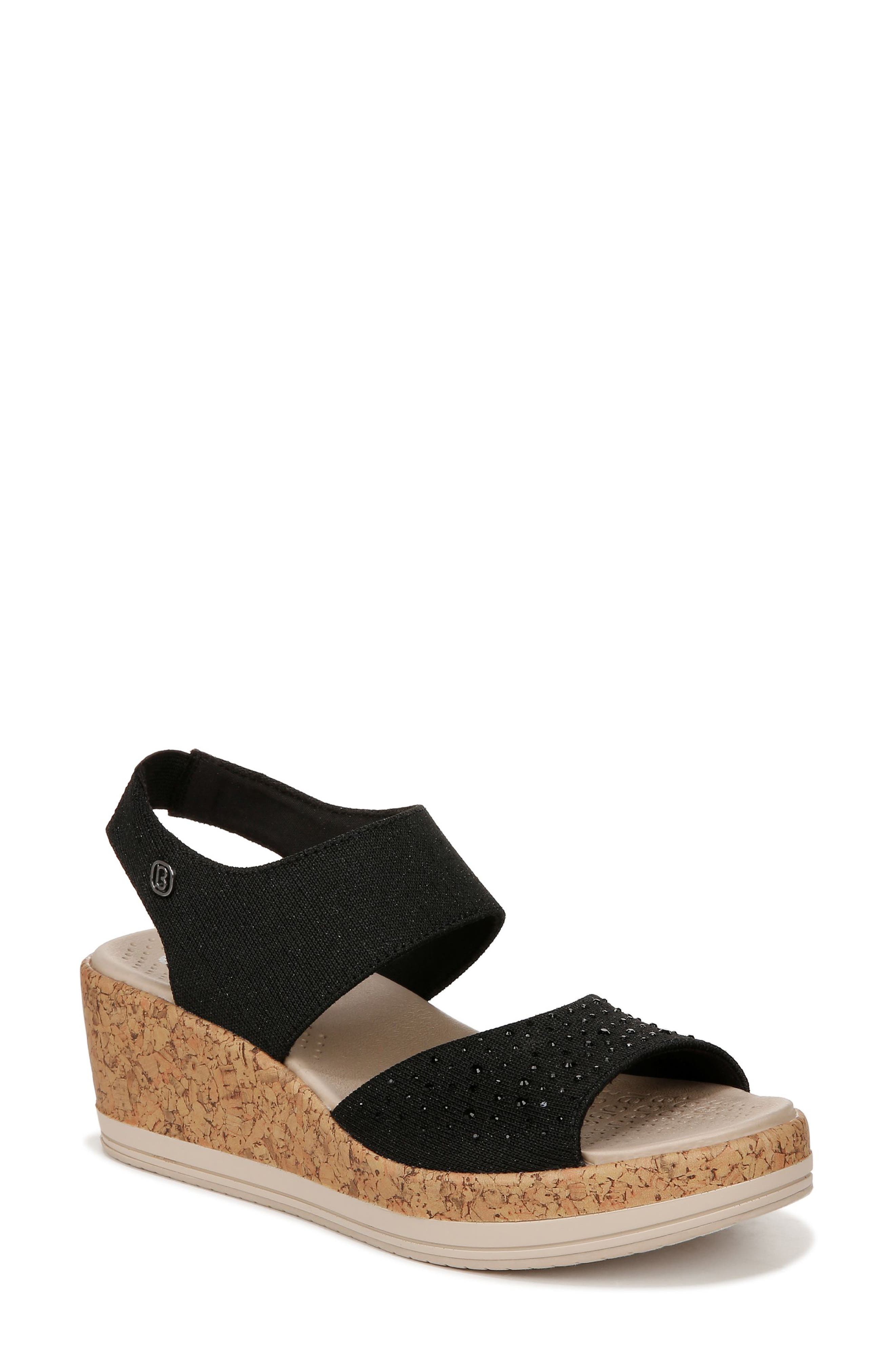 BZees Reveal Crystal Embellished Wedge Sandal, Main, color, 