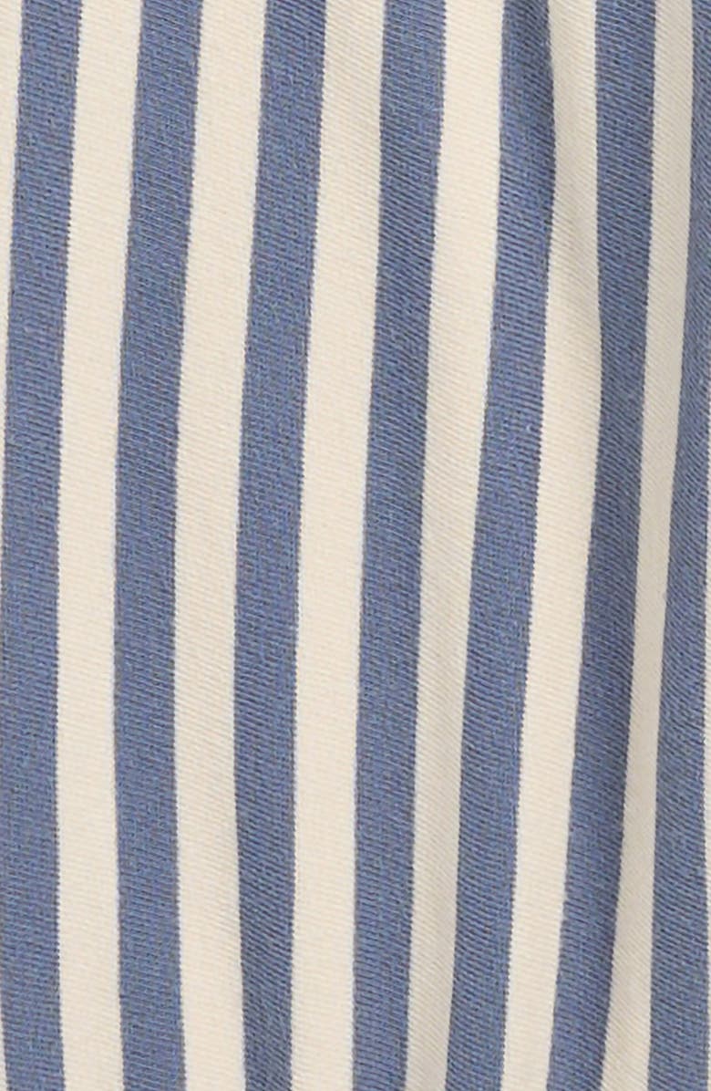 Rylee + Cru Marine Stripe Cotton Joggers, Alternate, color, Marine