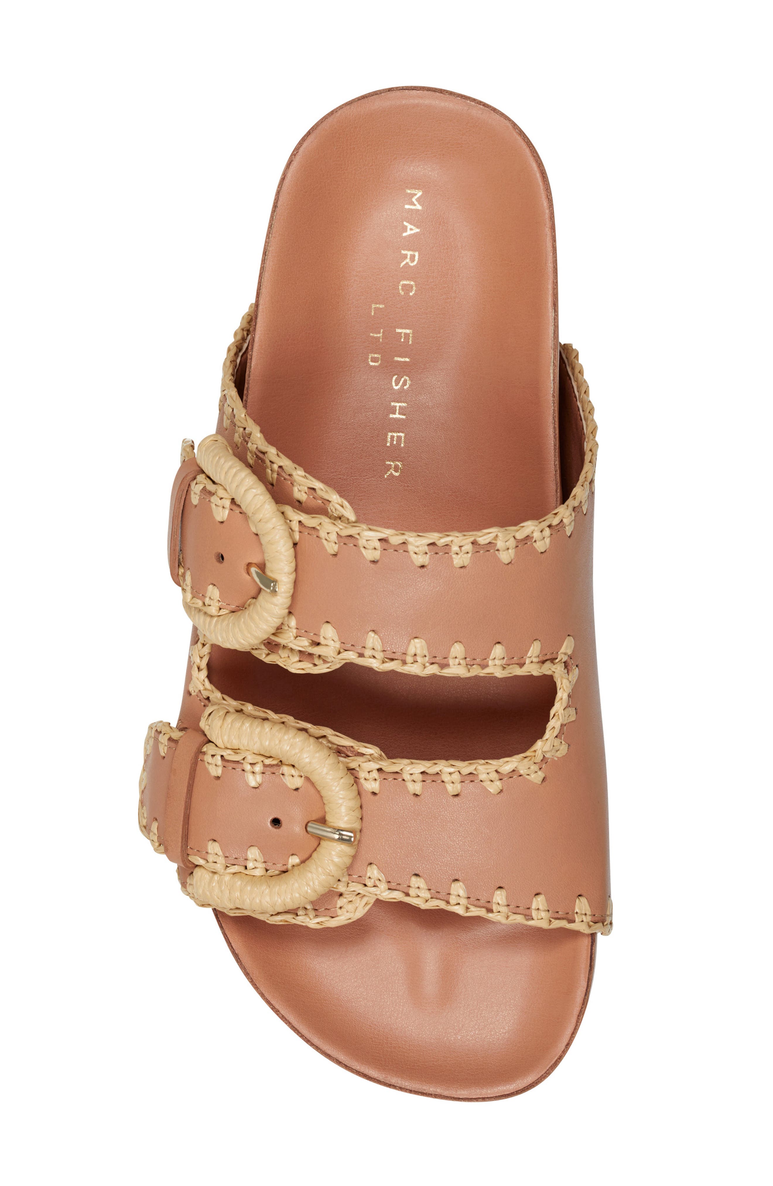 Solea Platform Slide Sandal, Alternate, color, NATURAL