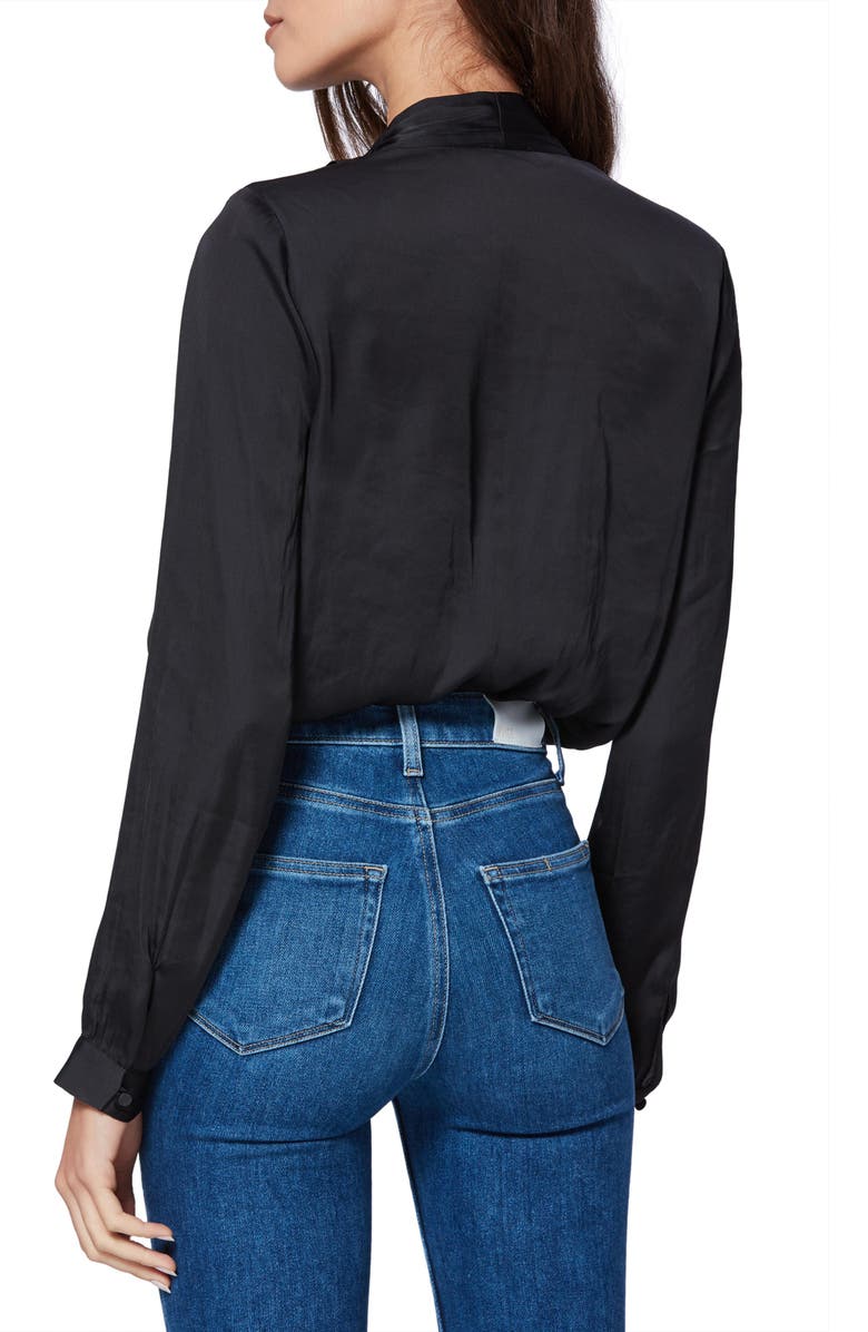 PAIGE Sevilla Surplice Bodysuit, Alternate, color, 