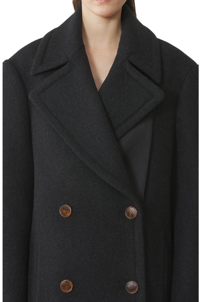 Wool Peacoat, Alternate, color, Anthracite