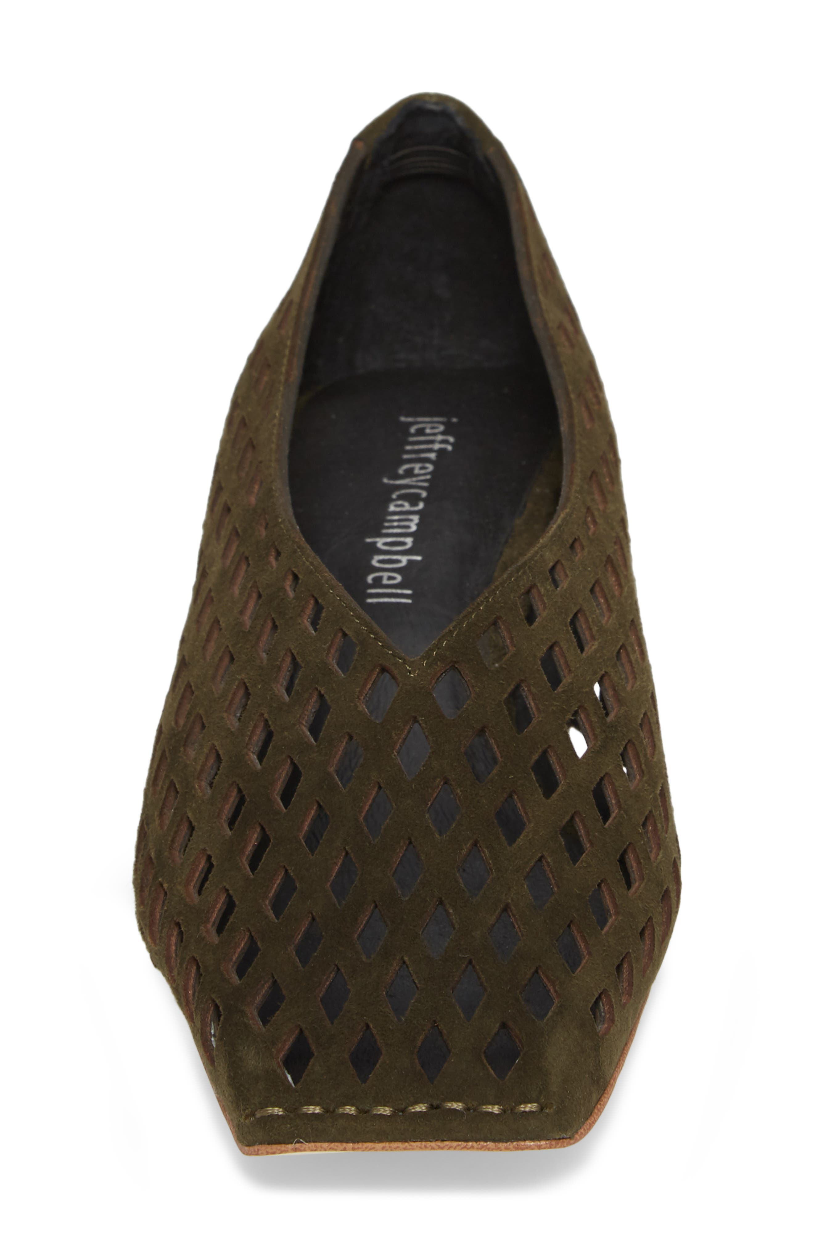 Vanira Vamp Cutout Pump, Alternate, color, KHAKI SUEDE