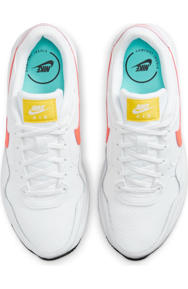 Nike Air Max SC Sneaker, Alternate, color, White/ Crimson/ Pink Foam