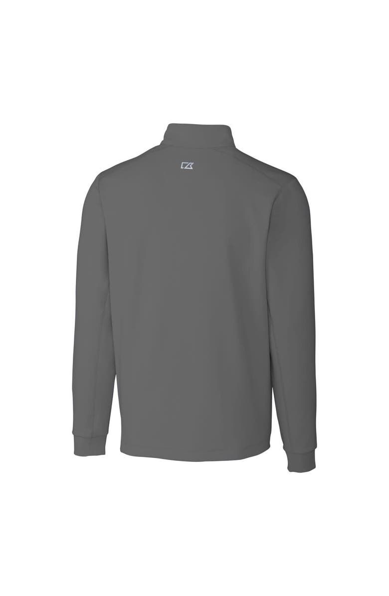 Cutter & Buck Men's Cutter & Buck Gray Indianapolis Indians Traverse Stretch Quarter-Zip Pullover Top, Alternate, color, 