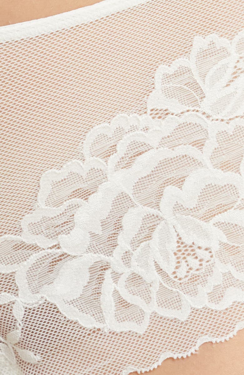 Natori Flora Boyshorts, Alternate, color, Fondant