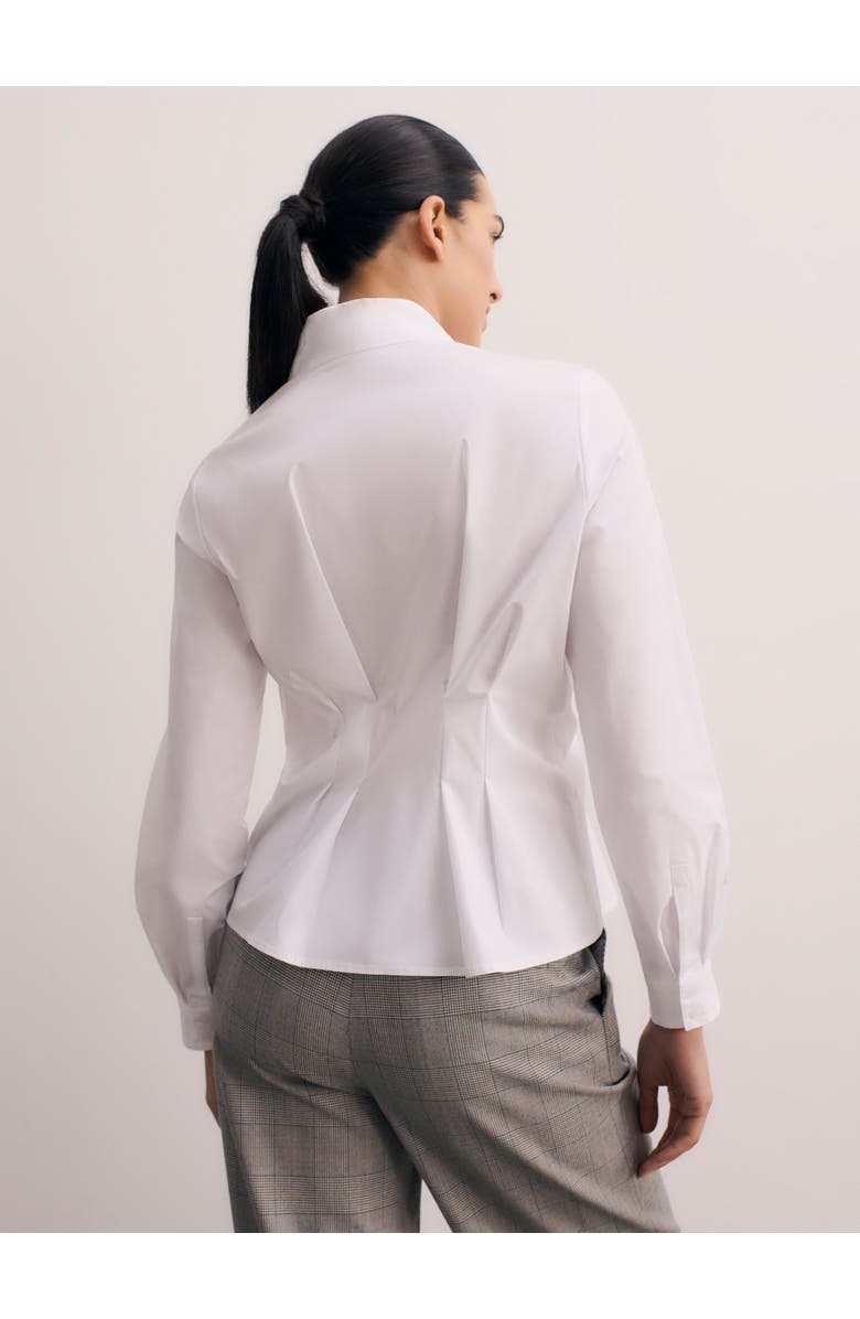 The Fold Avio Cotton Blouse, Alternate, color, White