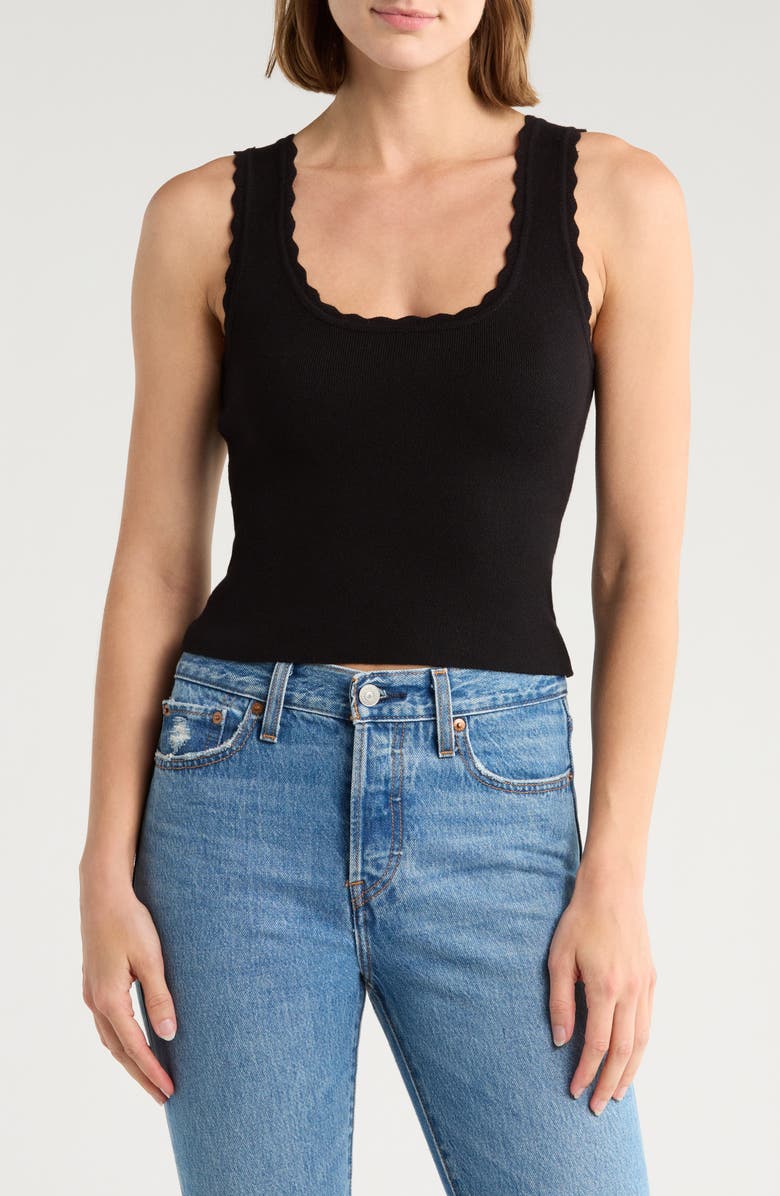 NSR Scalloped Knit Tank, Main, color, 