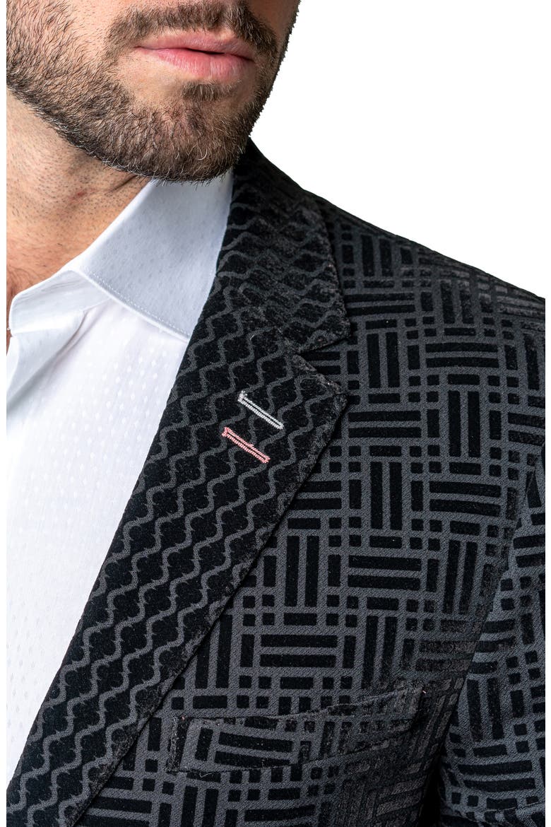 Socrates Shadow Black Sport Coat, Alternate, color, BLACK