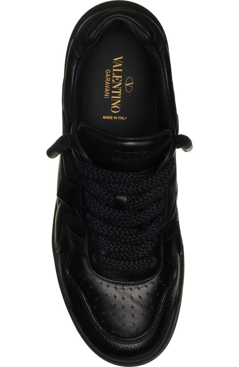 Valentino Garavani One-Stud Low Top Sneaker, Alternate, color, Nero