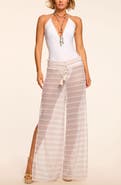 Ramy Brook Glora Swirl Wide Leg Cover-Up Pants