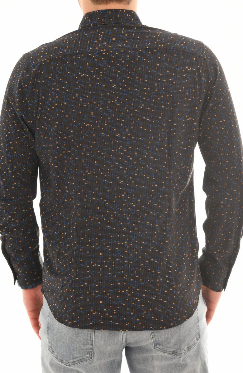 PINO BY PINOPORTE Modern Byte Mini Check Print Shirt, Alternate, color, 