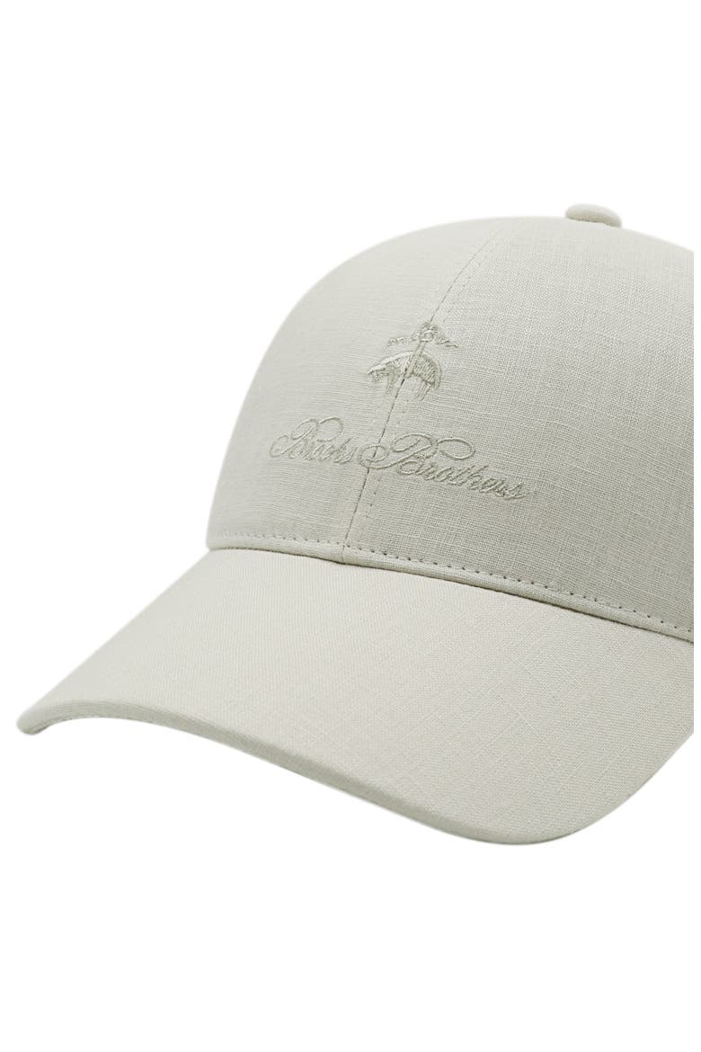 Linen Baseball Hat, Alternate, color, Stone
