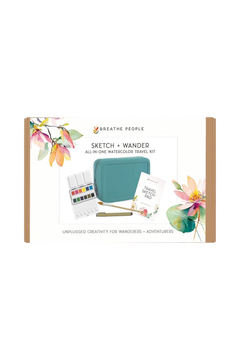 Watercolor Travel Kit, Alternate, color, Multicolor