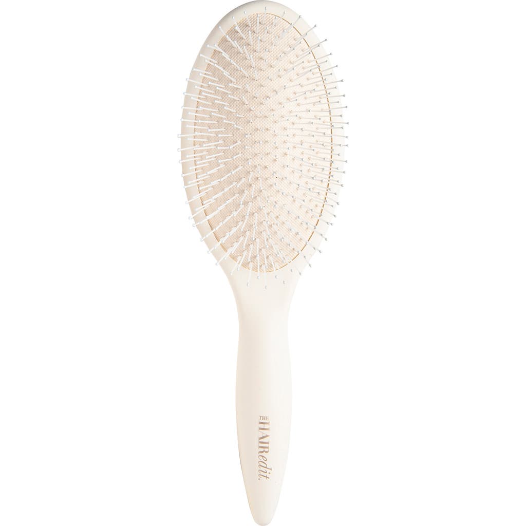 The Hair Edit Smooth & Polish Detangling Brush In Transparent