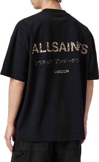 AllSaints Underground Oversize Graphic T-Shirt Nordstrom